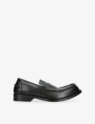 LOEWE Bobine Leather Loafers - EUR 42 / 8 UK MEN in BLACK – Mens | Loafers