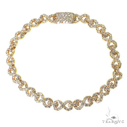 AHMED - For Him CVD Diamond Infinity Link Bracelet (Lab) 69473