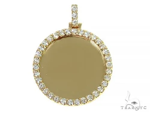 RINA - SUNNY 2 14K Yellow Gold Sweet Memories Collection Medium Diamond Photo Pendant 66278 in Rose Gold – Pendant