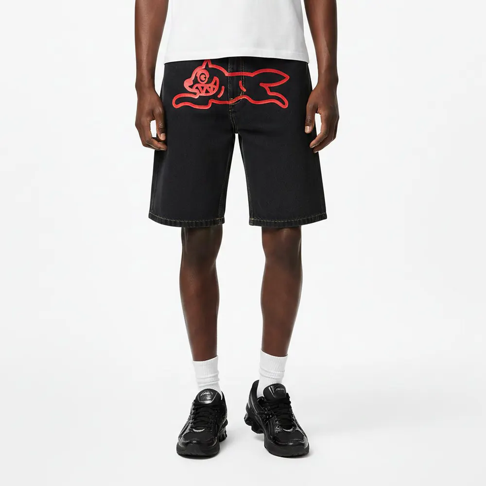 ICECREAM Men's Denim Shorts detail 3