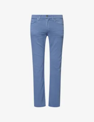 PAIGE Federal Transcend Slim-Fit Stretch-Denim Jeans