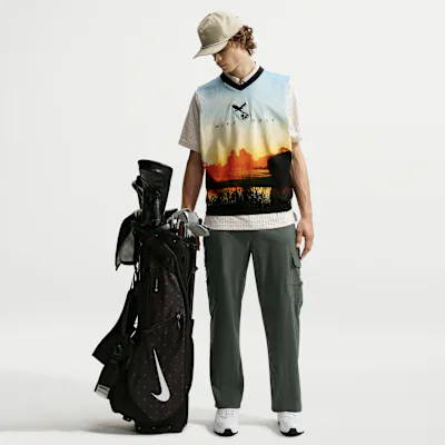 Nike Fairway Fresh Men's Dri-FIT Loose Golf Trousers - Camo Green/Camo Green/Camo Green