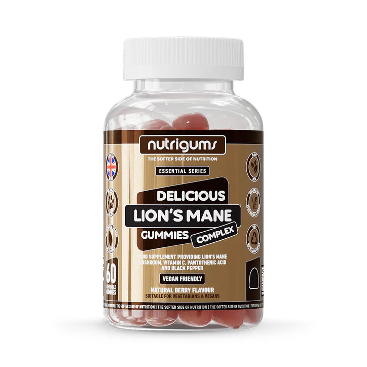 Nutrigums LION'S MANE COMPLEX 60 GUMMIES – Vitamins & Supplements > Condition > Brain & Memory Support
