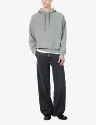 AGOLDE Salford Brushed-Fleece Cotton-Jersey Hoody detail 2