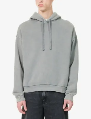 AGOLDE Salford Brushed-Fleece Cotton-Jersey Hoody detail 3