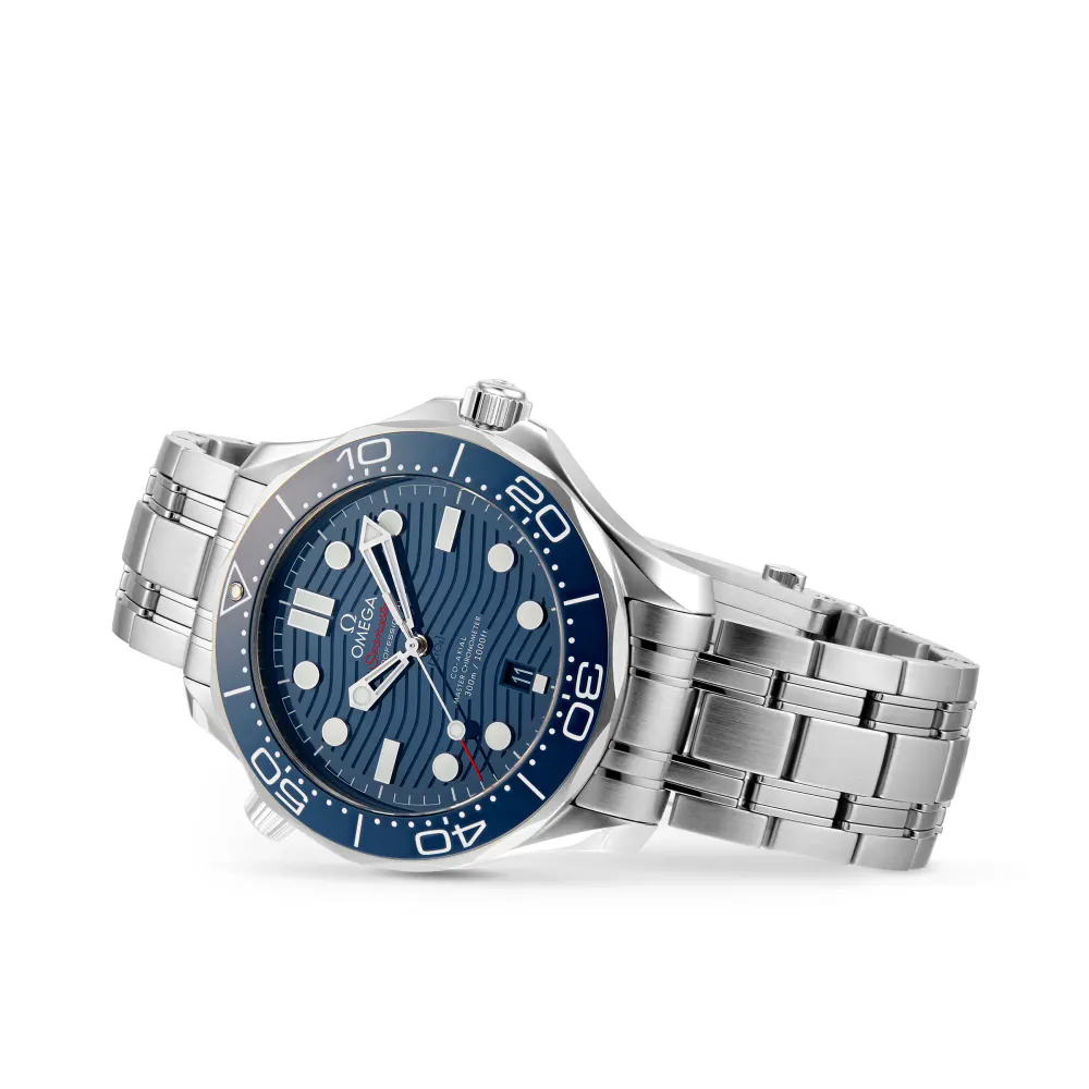 Omega Seamaster Diver 300M Co-Axial Mens Watch in Blue, additional product view 3