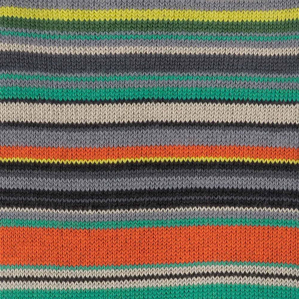Paul Smith Men's Multi Stripe Cotton Crew Socks detail 3