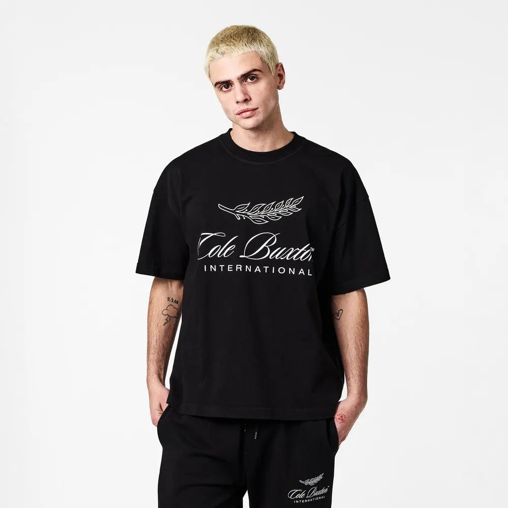Cole Buxton Men's Inter Front Oversized T-Shirt detail 3