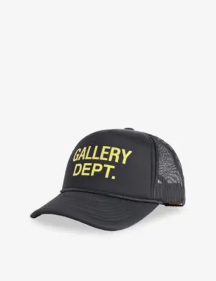 GALLERY DEPT Logo-Print Woven Trucker Cap