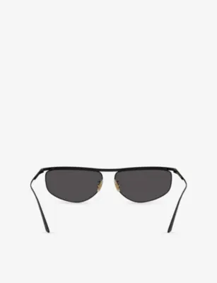 OLIVER PEOPLES OV1367S Oval-Frame Acetate Sunglasses detail 3