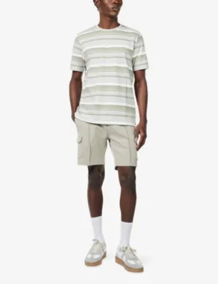 ARNE Everyday Lux Cotton-Blend Cargo Shorts detail 2