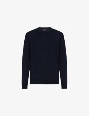 BOGGI MILANO Crewneck Merino Wool Jumper