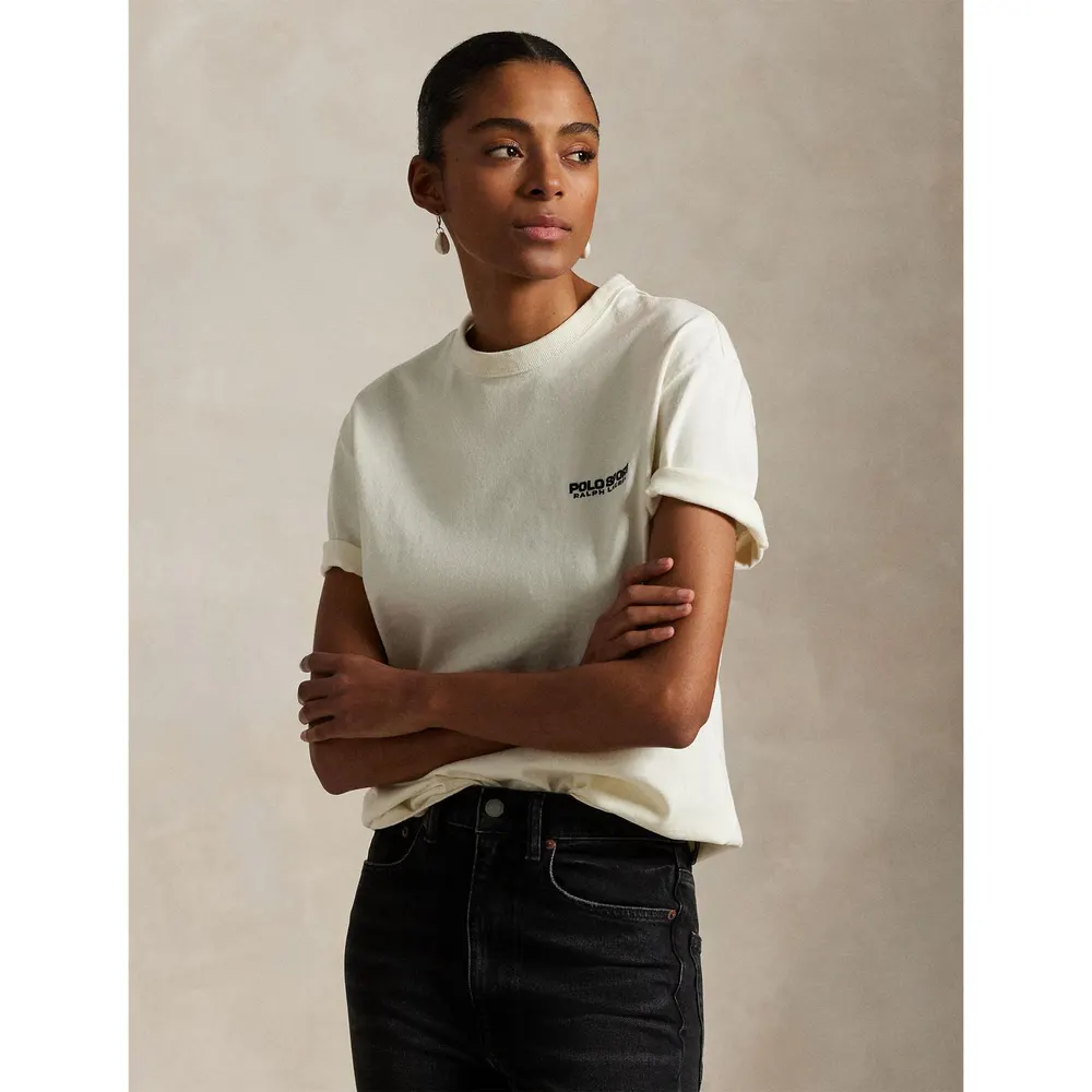 Polo Sport by Ralph Lauren Back Print T-Shirt in Clubhouse Cream, additional product view 2