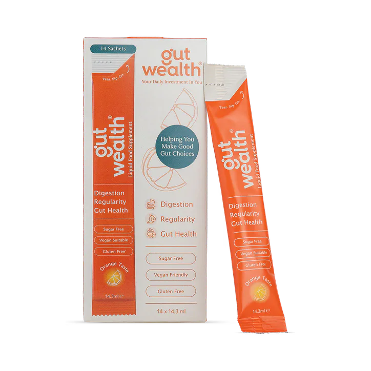 Gut Wealth Liquid Sachets 14 Sachets – Vitamins & Supplements > Condition > Digestive Health & Everyday Support > Bloating