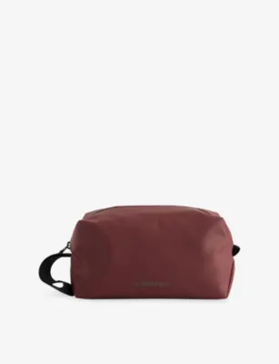 STUBBLE & CO Logo-Print Waterproof Woven Wash Bag