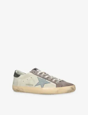 GOLDEN GOOSE Super Star 60660 Suede Trainers - EUR 41 / 7 UK MEN in BONE/COMB, additional product view 3