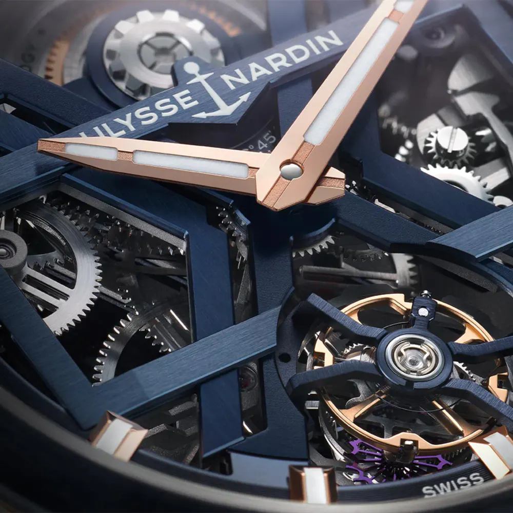 Ulysse Nardin Blast Tourbillon 45mm 18ct Rose Gold Upper Case in Skeleton, additional product view 2