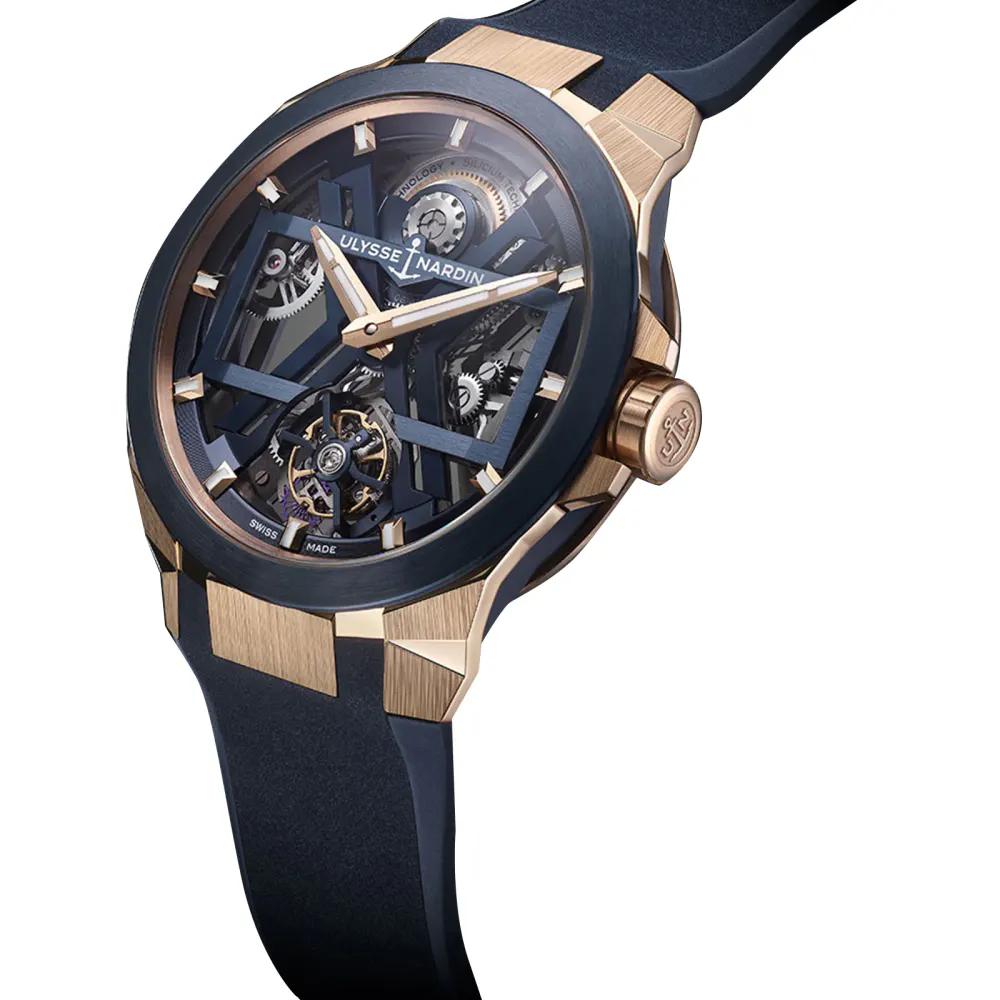 Ulysse Nardin Blast Tourbillon 45mm 18ct Rose Gold Upper Case in Skeleton, additional product view 3