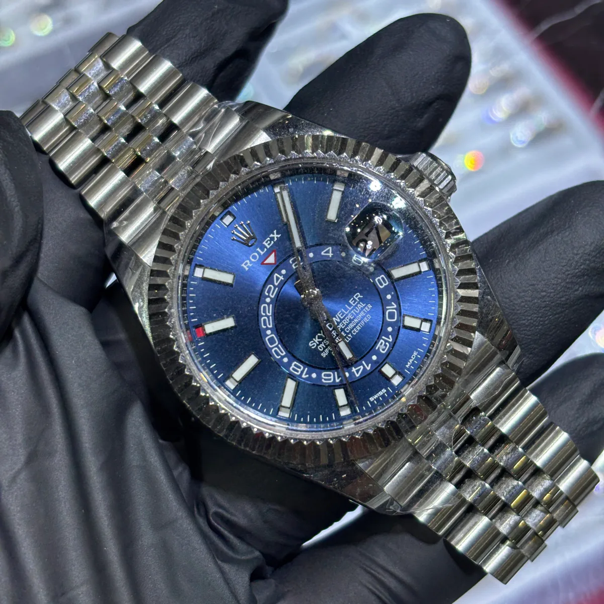 ANKUR - For Him WATCHES 2022 Rolex Sky-Dweller 42mm | Oystersteel | Blue Dial – Watch