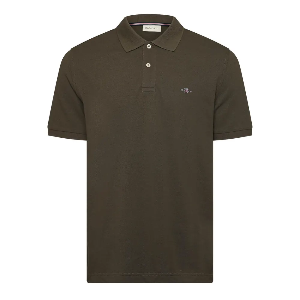 Gant Men's Logo Short-Sleeve Polo Shirt