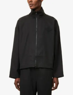 THE COUTURE CLUB Funnel-Neck Zip-Through Woven Jacket detail 3