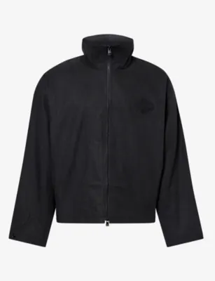 THE COUTURE CLUB Funnel-Neck Zip-Through Woven Jacket