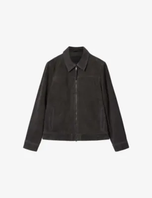 ALLSAINTS Rhone Collared Suede Jacket