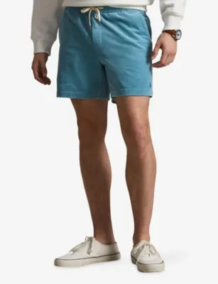 POLO RALPH LAUREN Prepsters Logo-Embroidered Cotton-Corduroy Shorts detail 3