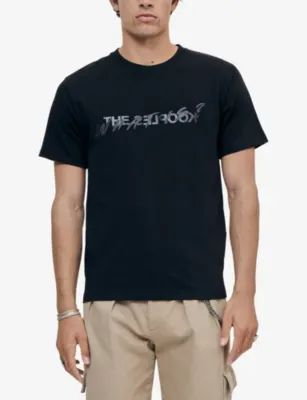 THE KOOPLES Logo text-print cotton-jersey T-shirt detail 3
