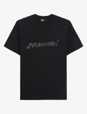 THE KOOPLES Logo text-print cotton-jersey T-shirt