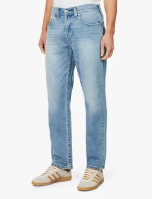 TRUE RELIGION Bobby five-pockets straight-leg relaxed-fit stretch-denim jeans detail 3