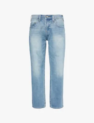 TRUE RELIGION Bobby five-pockets straight-leg relaxed-fit stretch-denim jeans