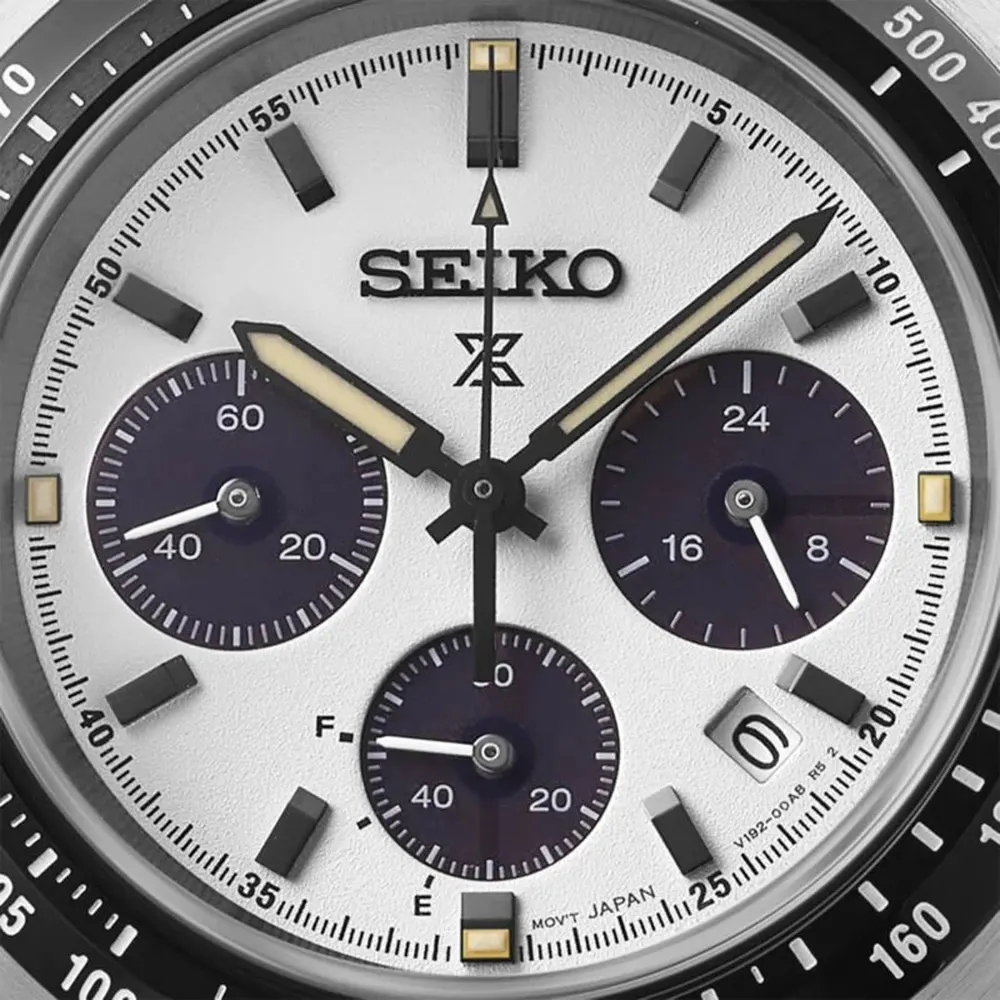 Seiko Prospex Speedtimer ‘Youngtimer’ 39mm Mens Watch White in White, additional product view 2