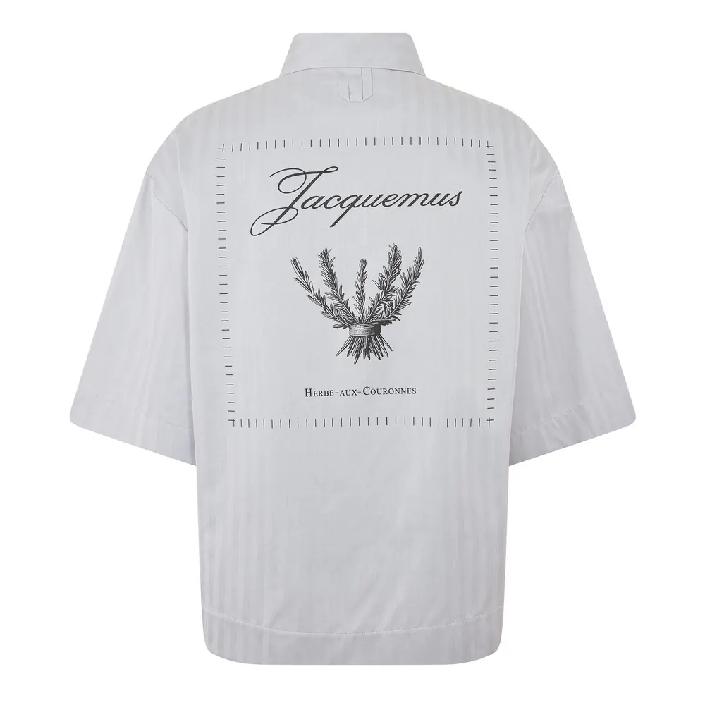 Jacquemus Men's Patterned Short Sleeve Shirt detail 2