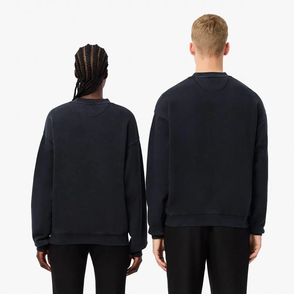 Lacoste Loose Fit Washed Effect Fleece Sweatshirt detail 2