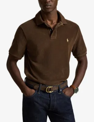 POLO RALPH LAUREN Corduroy Cotton-Blend Polo Shirt detail 3