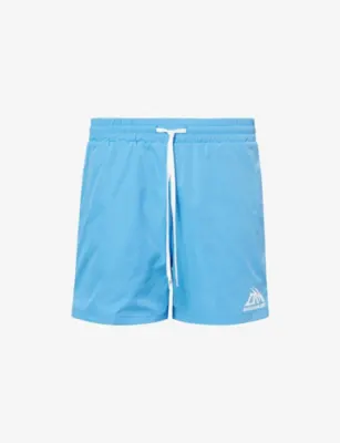 GODMADE Logo-Print Swim Shorts