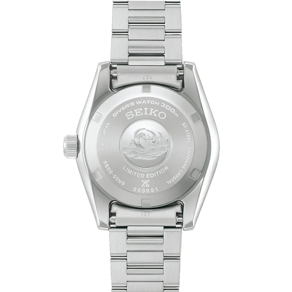 Seiko Prospex Speedtimer Divers 1965 Heritage 145th Anniversary Limited Edition 40mm Mens Watch Silver detail 2