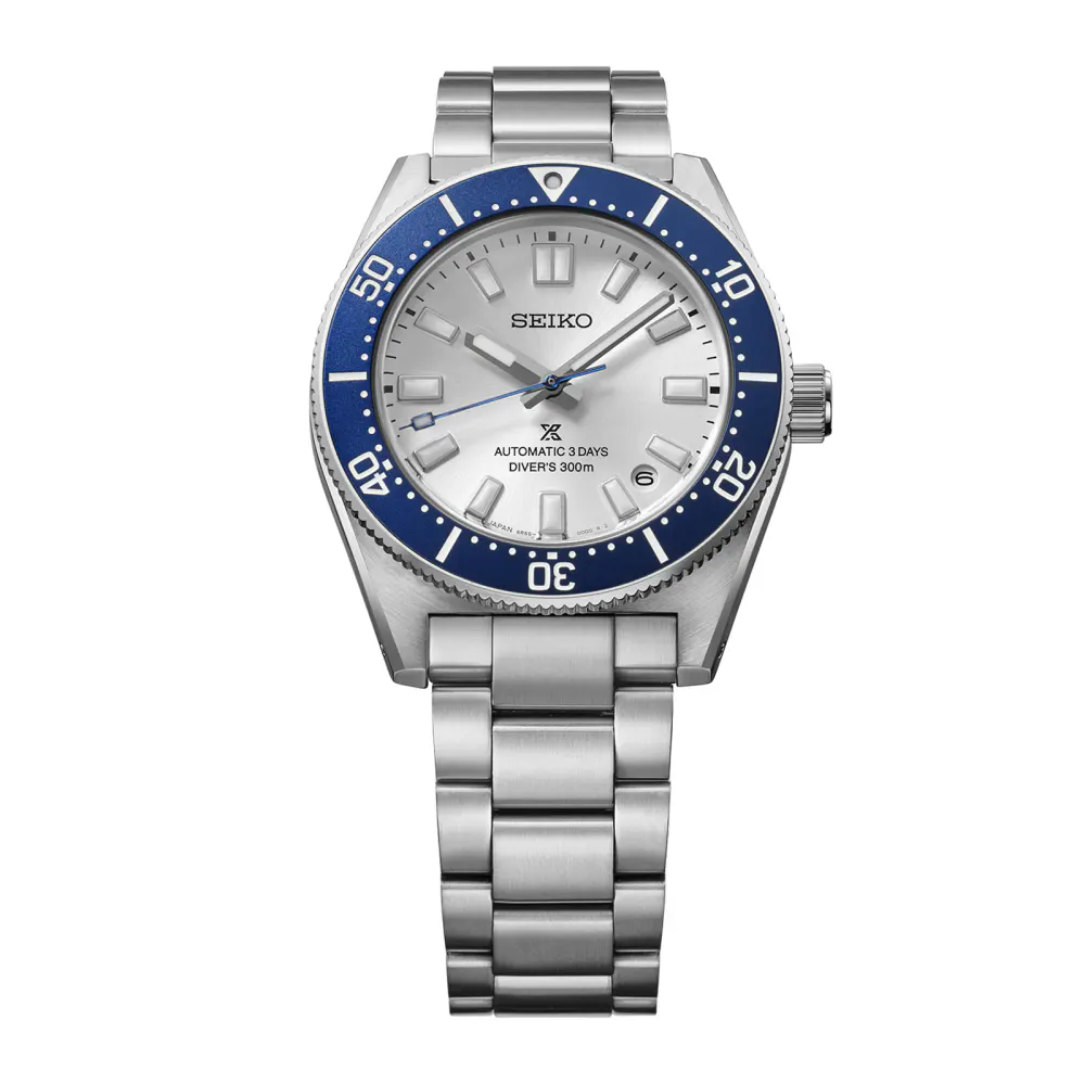 Seiko Prospex Speedtimer Divers 1965 Heritage 145th Anniversary Limited Edition 40mm Mens Watch Silver detail 3