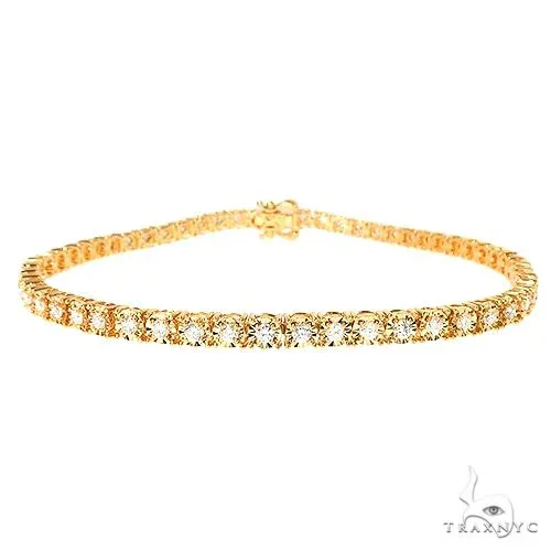 AHMED - MOON JEWELRY 14K Gold Diamond Bracelet 67274 in Rose Gold – Bracelet