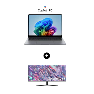 Samsung Galaxy Book6 Pro (16", Core Ultra X7, 32GB) & 34" Monitor Bundle