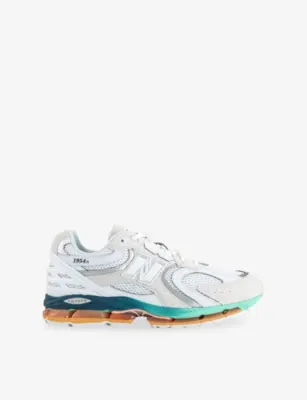 NEW BALANCE 1954 Suede and Mesh Trainers - 4 in REFLECTION WHITE BRIGHT – Mens | Trainers | Lace up trainers