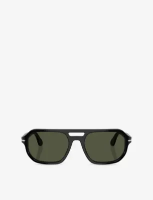 PERSOL PO3393S Square-Frame Acetate Sunglasses