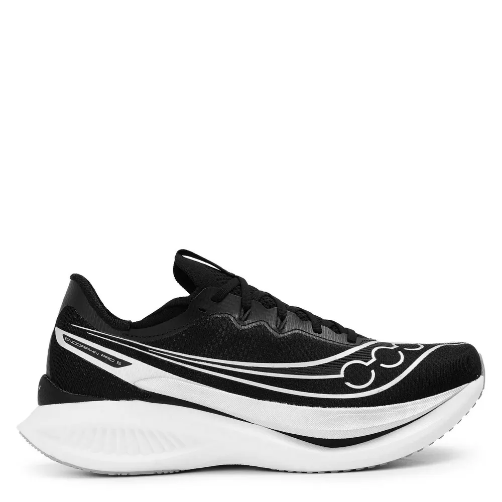 Saucony Men's Running Shoes in Black/Silver – Footwear