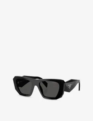 PRADA PR B18S Square-Frame Acetate Sunglasses detail 2
