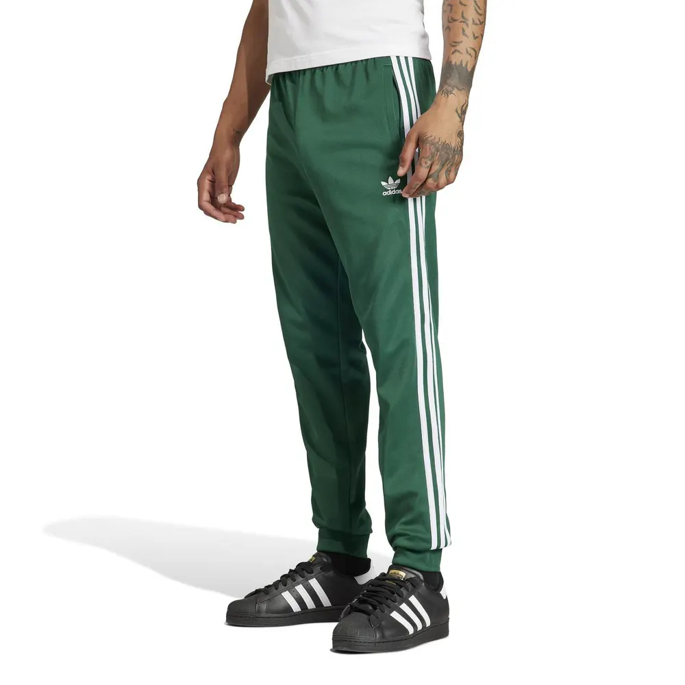 adidas Originals Men's Closed Cuff Woven Tapered Fit Tracksuit Joggers detail 2