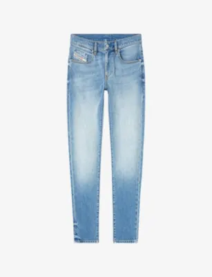 DIESEL 2019 D-Strukt 0adbk Slim-Leg Denim Jeans