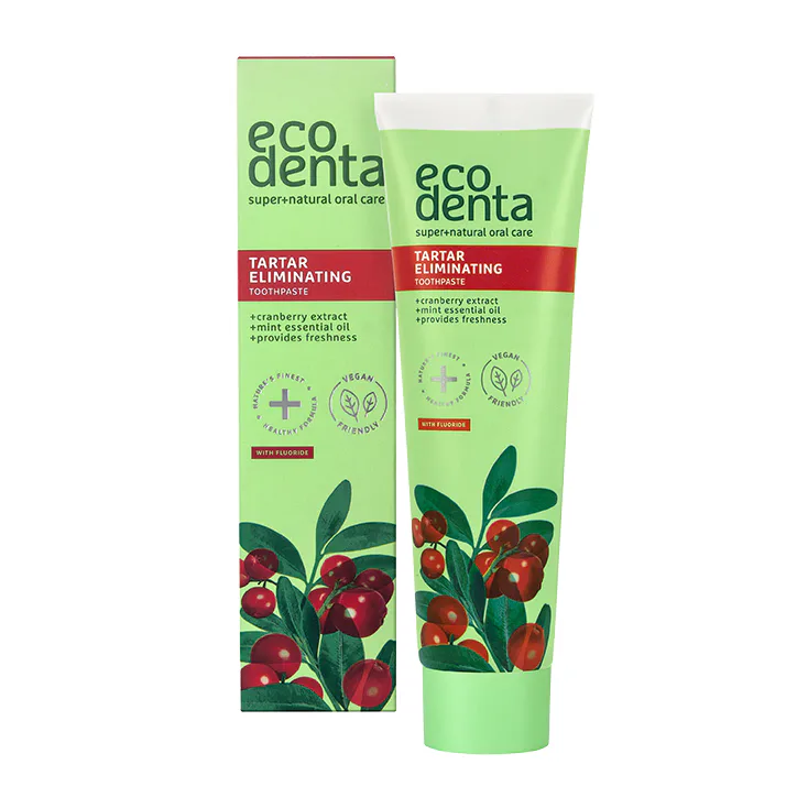 Ecodenta Tartar Eliminating Toothpaste with Cranberry Extract 100ml