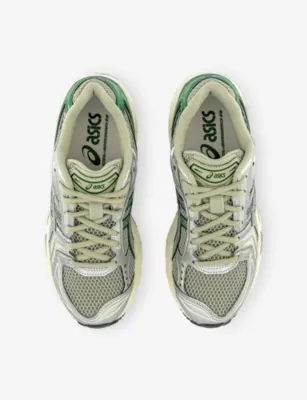 ASICS Gel Kayano 14 Woven Trainers - EUR 44 / 10 UK MEN in DRIED LEAF GREEN PUR, additional product view 2