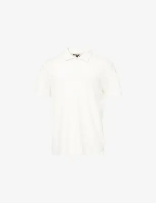 PAIGE Demille Short-Sleeve Cotton-Pique Polo Shirt